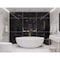 Anzzi Kekehun 6.3 ft. Solid Surface Freestanding Bathtub in Matte White FT-AZ8415 - alternate 2